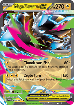 Pokemon TCG : Mega Zeraora ex (PBL 027)