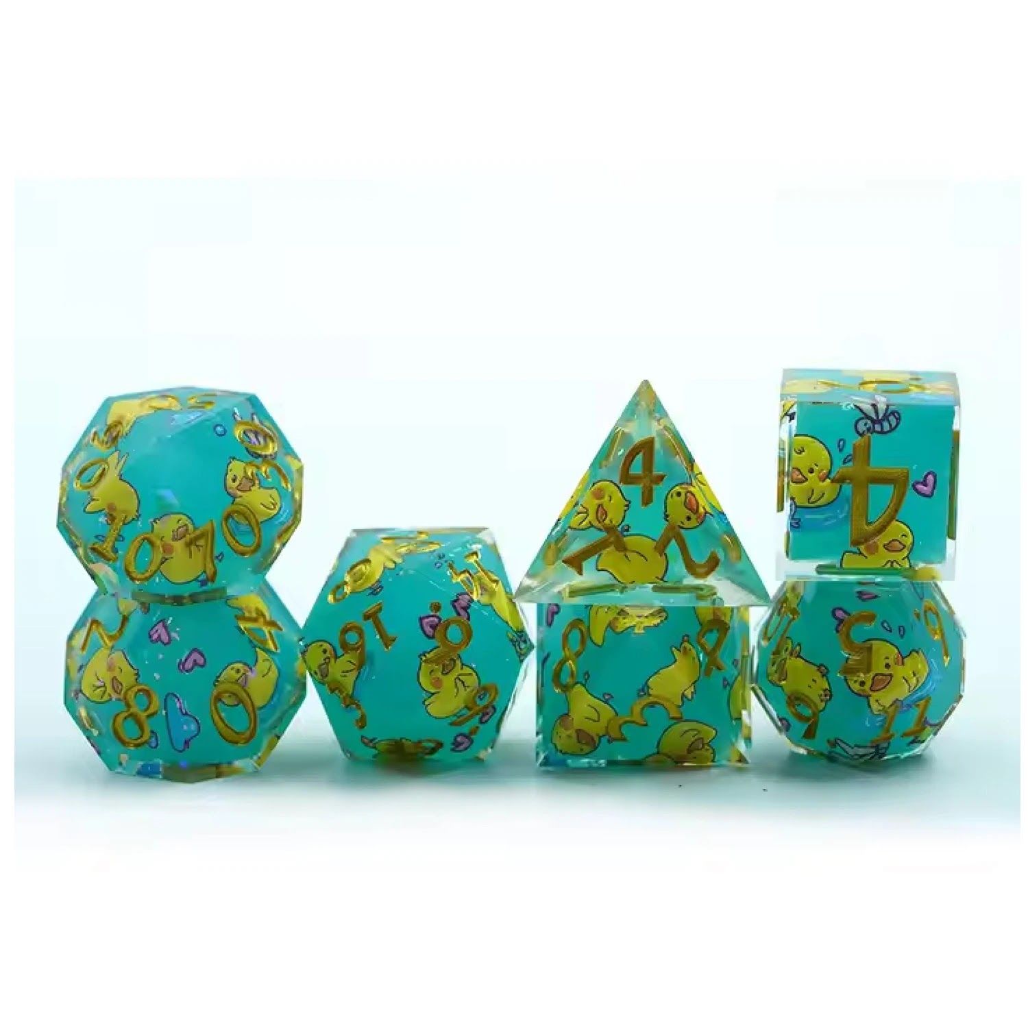 Polydice – Quackburst – Set 7 stuks