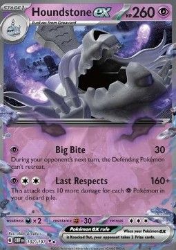 Pokemon TCG : Houndstone ex (OBF 102)