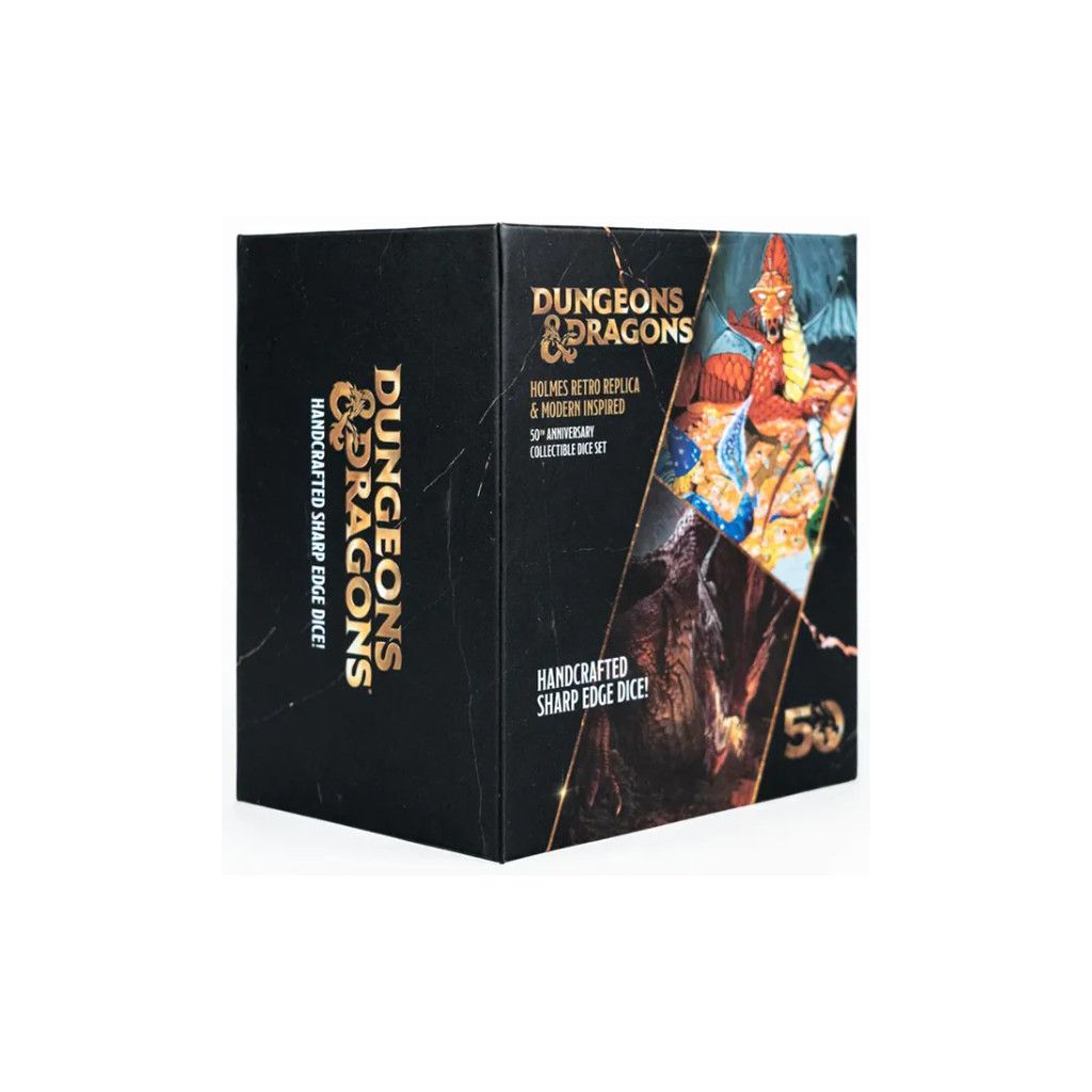 Dungeons &amp; Dragons Dice Set 50th Anniversary: Then &amp; Now (Holmes Retro Replica &amp; Modern Holmes Inspired)