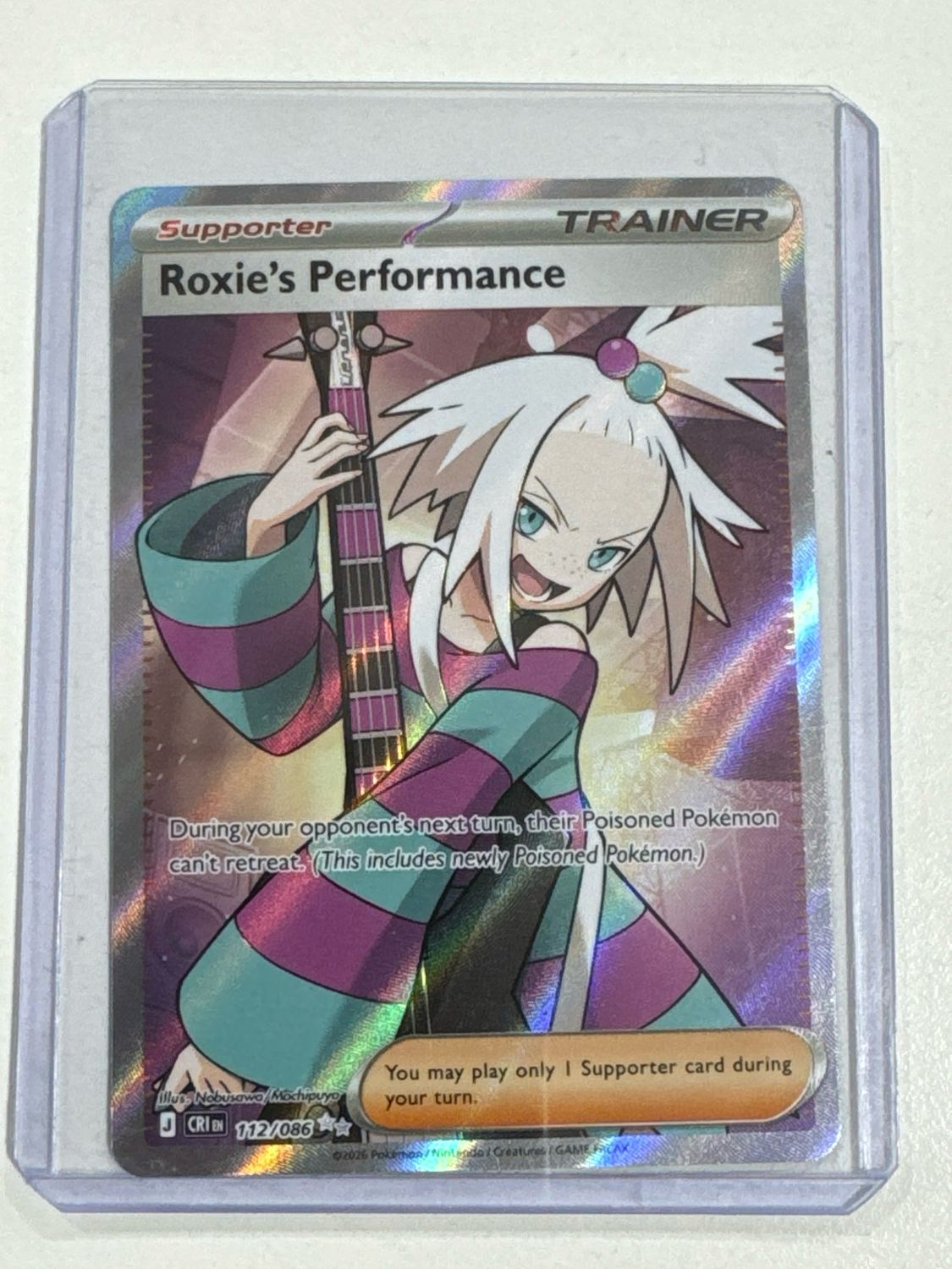 Pokemon TCG : Roxie's Performance (CRI 112)