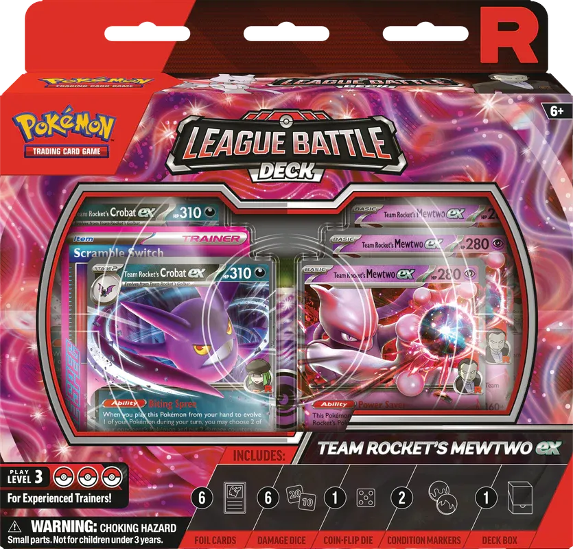 Pokémon Team Rocket’s Mewtwo ex League Battle Deck