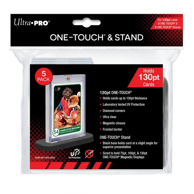 130PT UV ONE-TOUCH &amp; Stands 5-pack