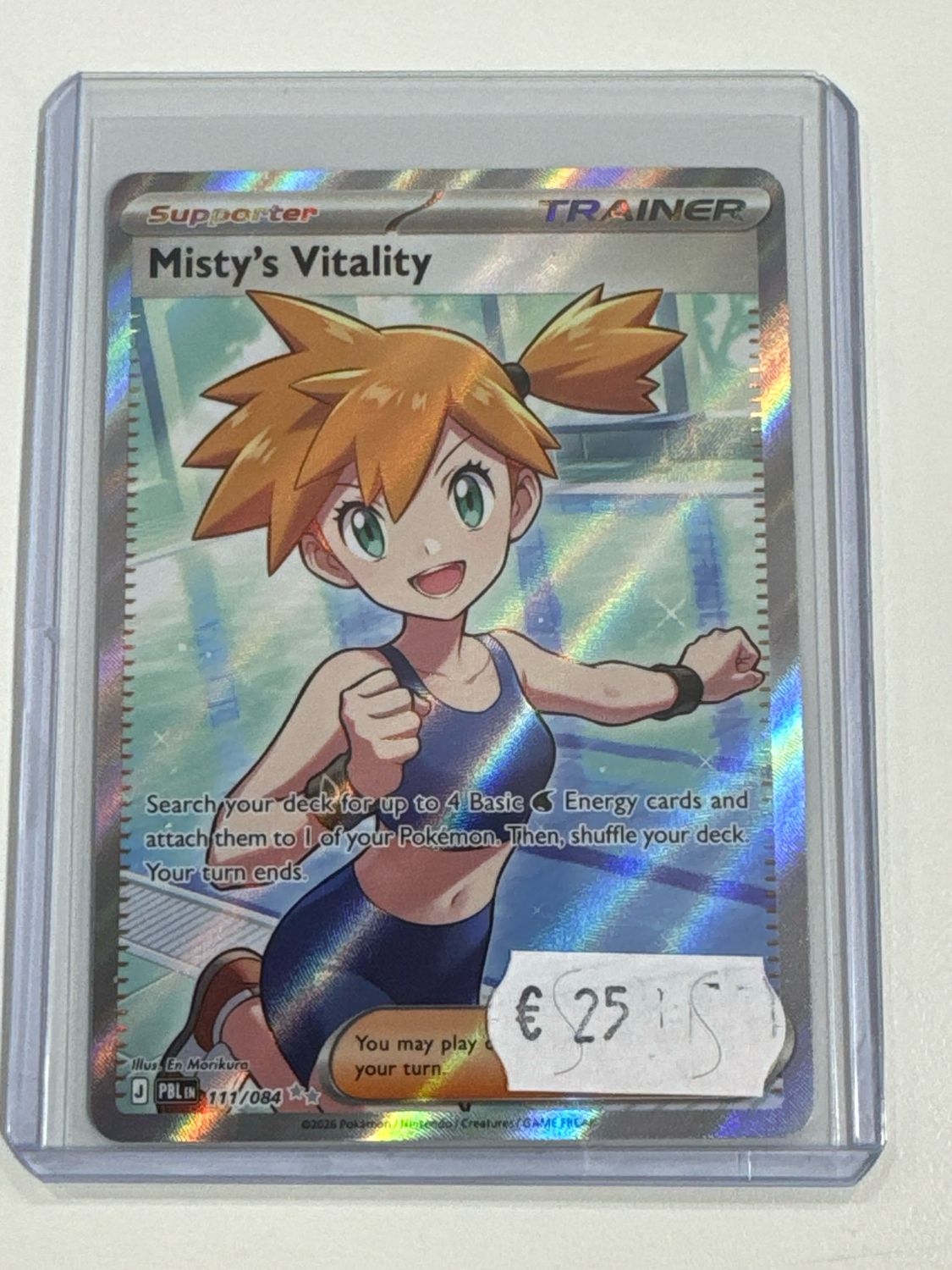 Pokemon TCG : Misty's Vitality (PBL 111)