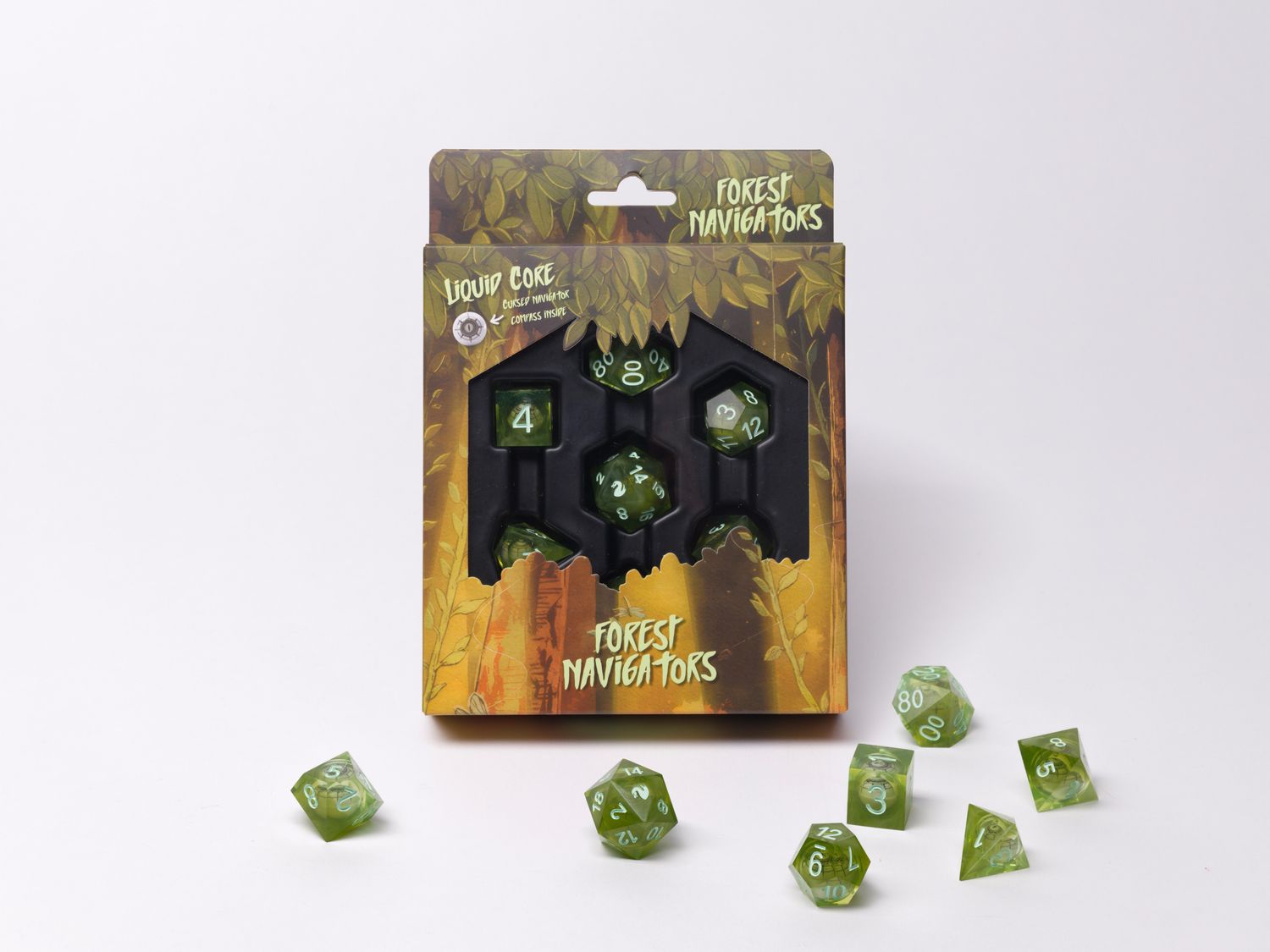 Into the Wild: Dice Set Forest