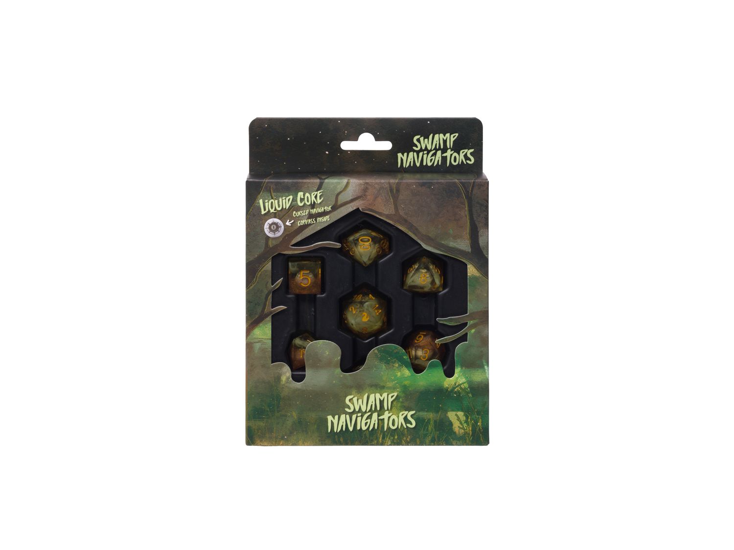 Into the Wild: Cursed Dice Set Swampy Navigators