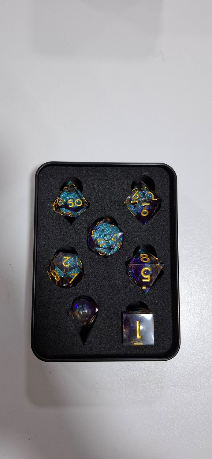 GRUNK'S DICE - BLUE SHIMMER