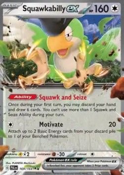Pokemon TCG : Squawkabilly ex (PAL 169)
