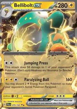 Pokemon TCG : Bellibolt ex (PAL 079)