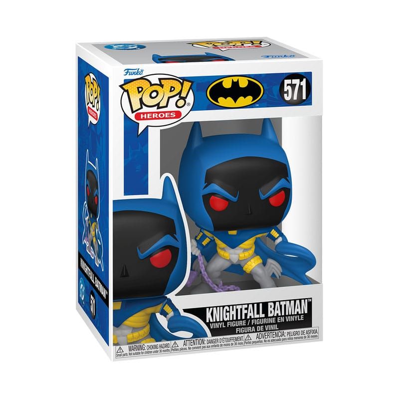 DC Thru The Years POP! Heroes Vinyl Figures Knightfall Batman(90's) # 571