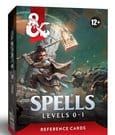 Dungeons &amp; Dragons RPG Reference Cards: Spells (Levels 0-1) *English Version*