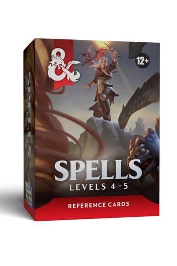 Dungeons &amp; Dragons RPG Reference Cards: Spells (Levels 4-5) *English Version*