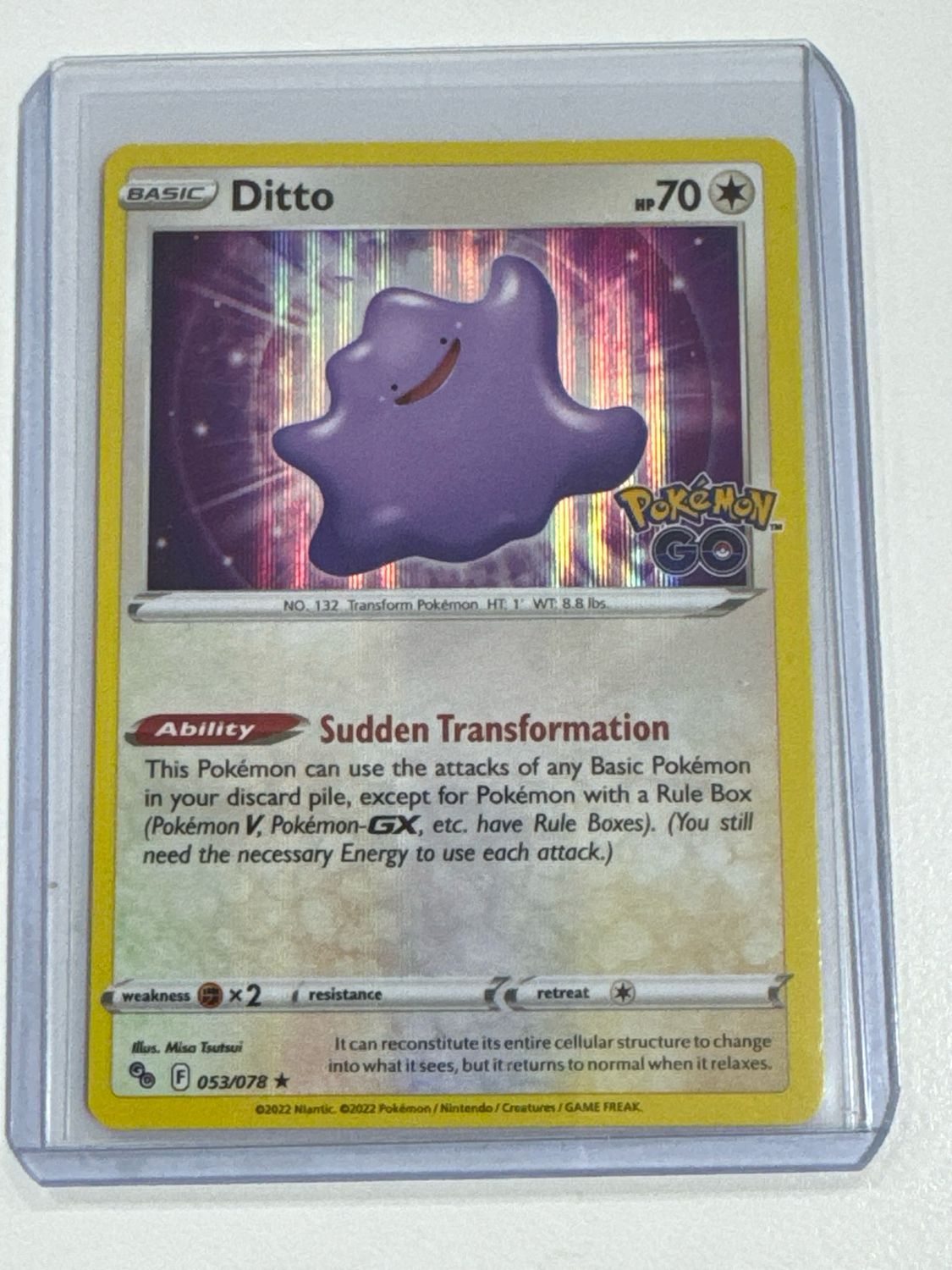 Pokemon TCG : Ditto (PGO 053)