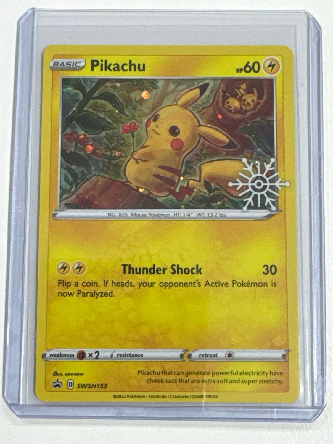 Pokemon TCG : Pikachu (SWSH 153)