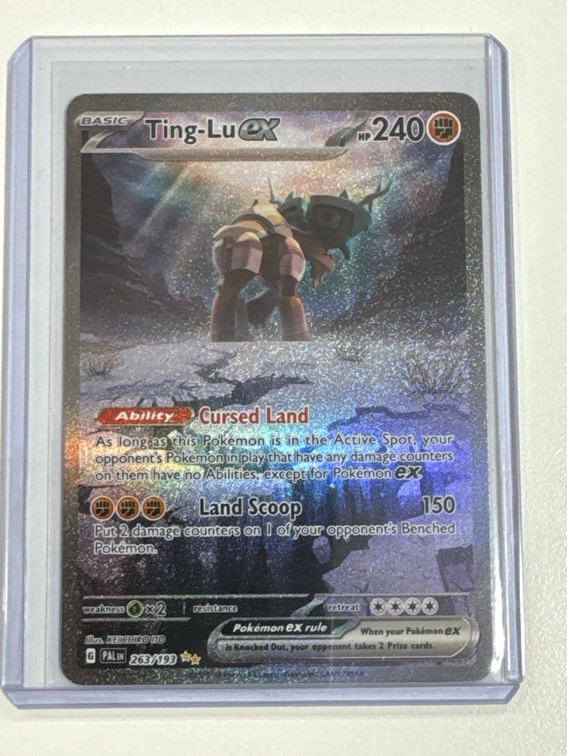 Pokemon TCG : Ting-Lu ex (PAL 263)