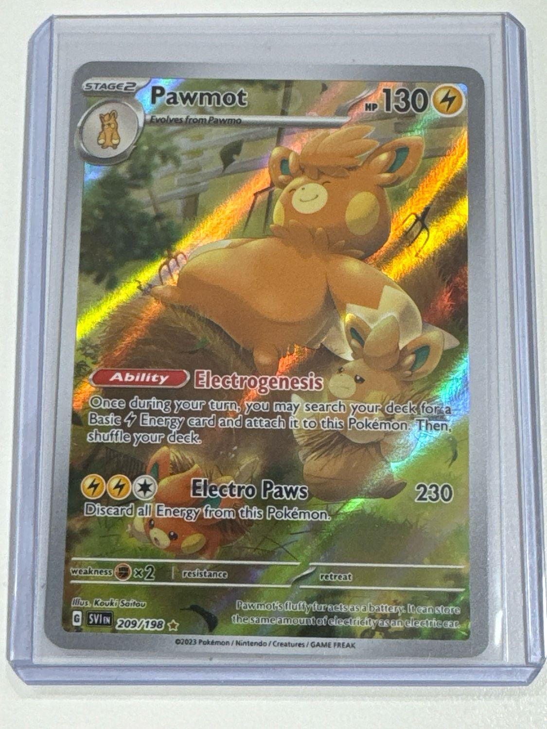 Pokemon TCG : Pawmot (SVI 209)