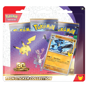 30th Celebration Tech Sticker Collection Lucario