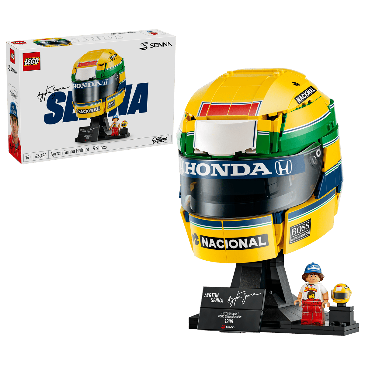 LEGO Editions 43024 – Helm van Ayrton Senna