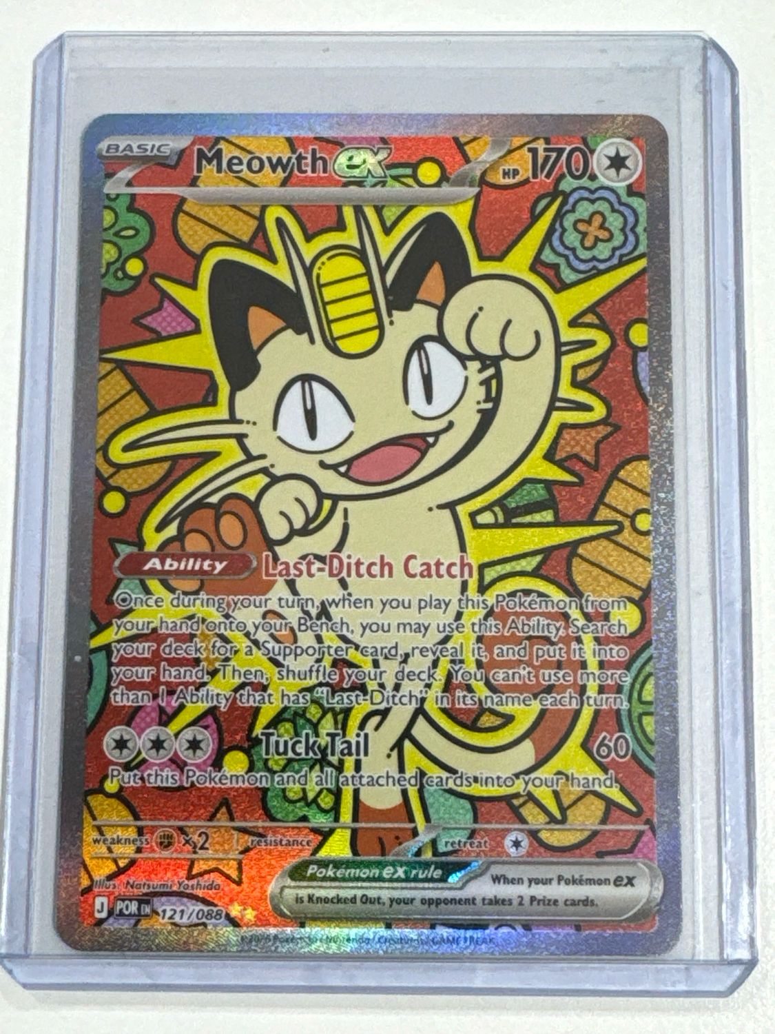Pokemon TCG : Meowth ex (POR 121)