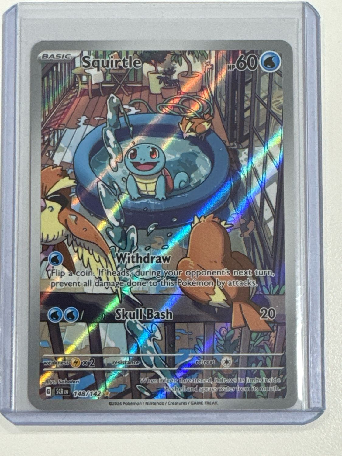 Pokemon TCG : Squirtle (SCR 148)