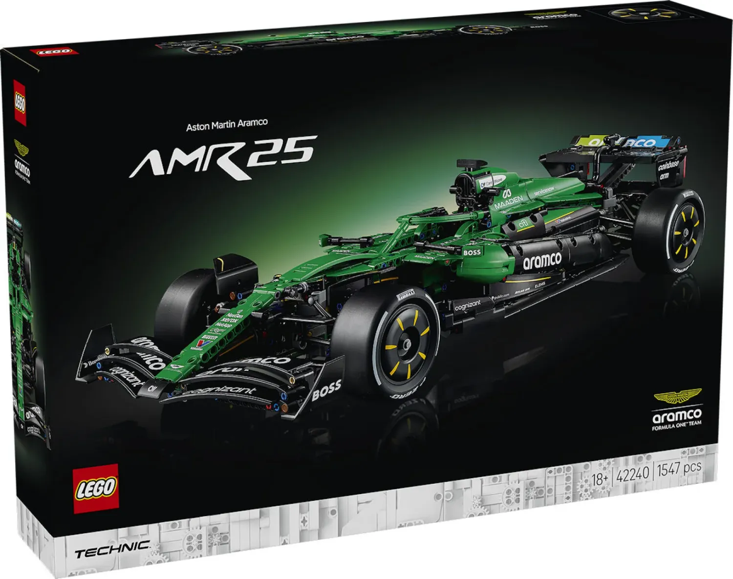 LEGO Technic Aston Martin Aramco AMR25 F1 auto