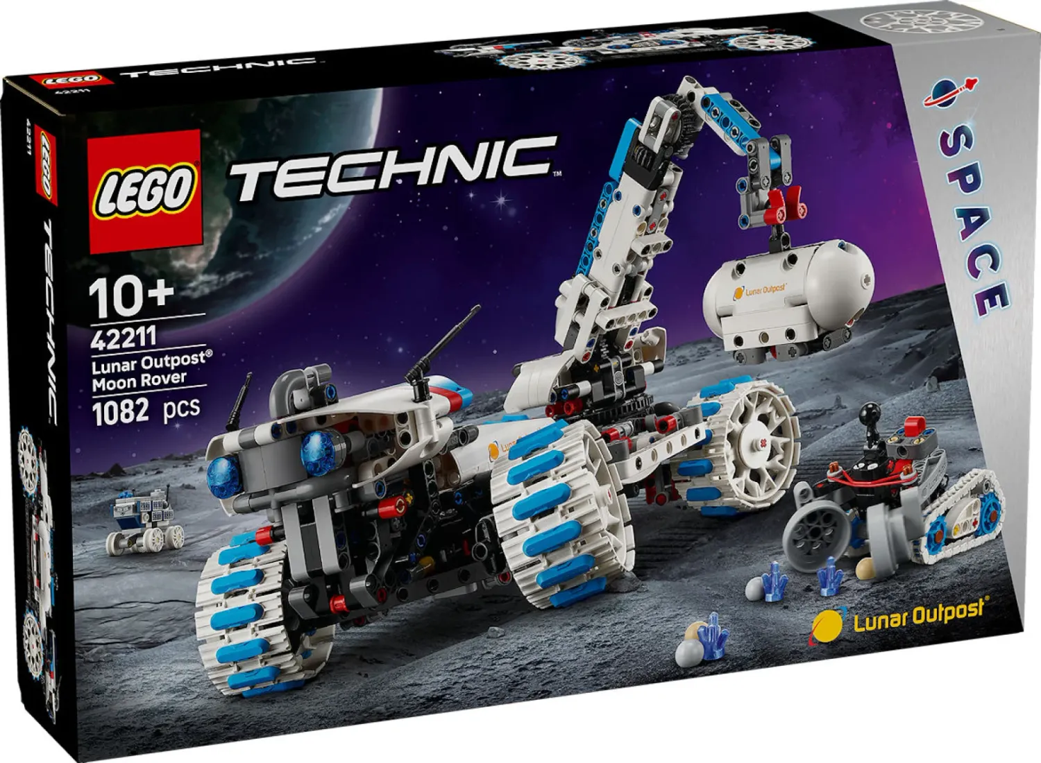 LEGO Technic Lunar Outpost maanrover ruimtevoertuig