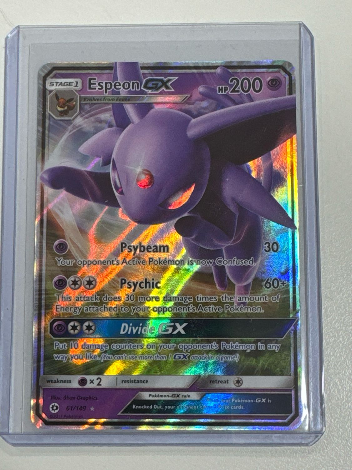 Pokemon TCG : Espeon GX (SUM 61)