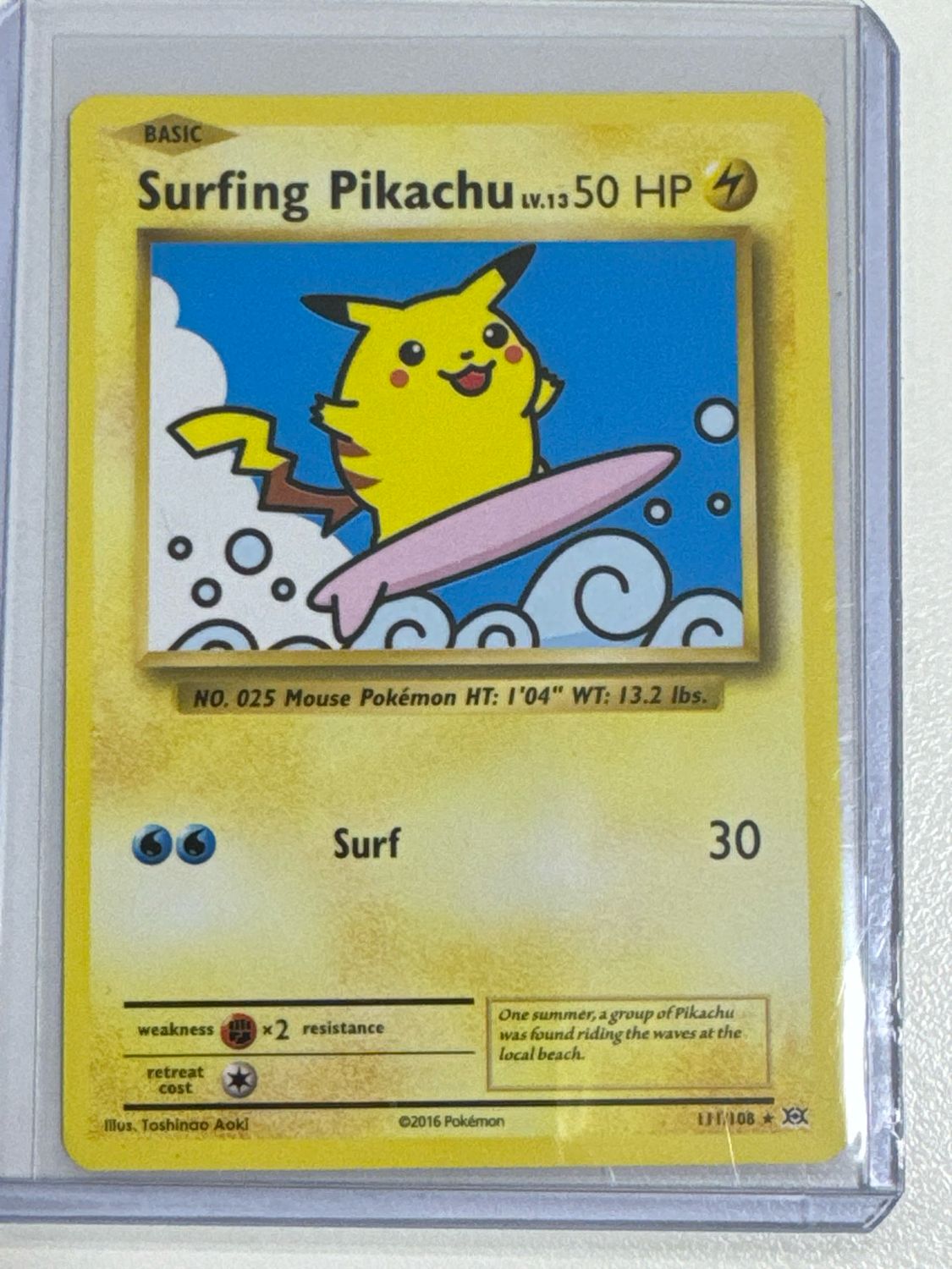 Pokemon TCG : Surfing Pikachu (EVO 111)