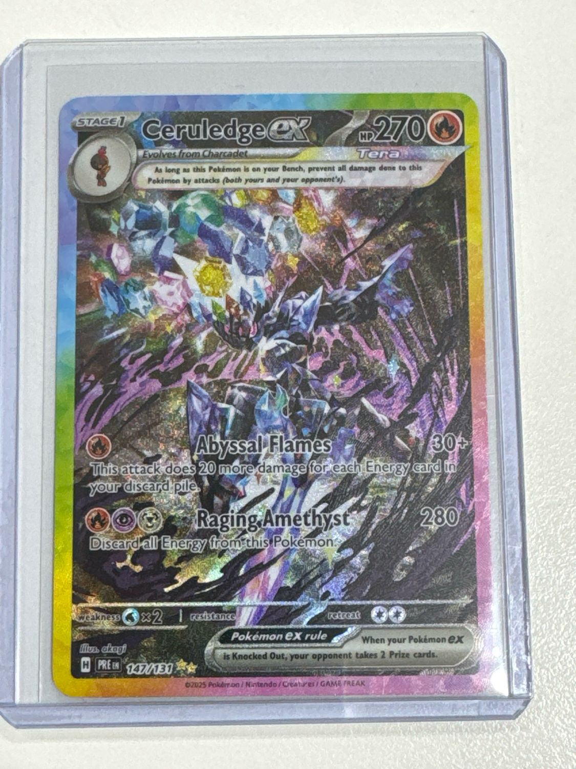 Pokemon TCG : Ceruledge ex (PRE 147)