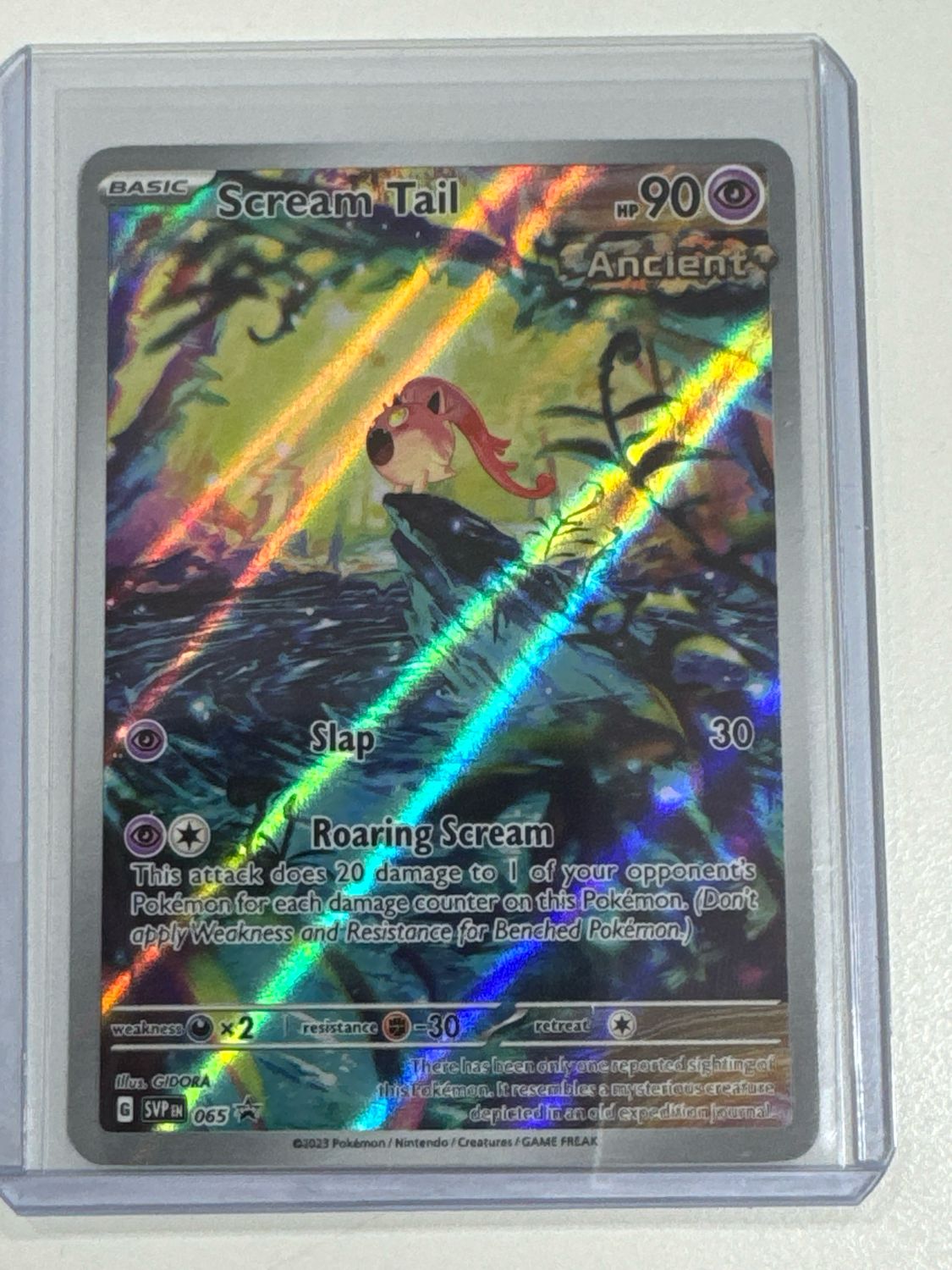 Pokemon TCG : Scream Tail (SVP 065)