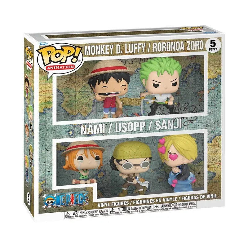 One Piece — Pop! Animation — Straw Hat Pirates — Set of 5 figures