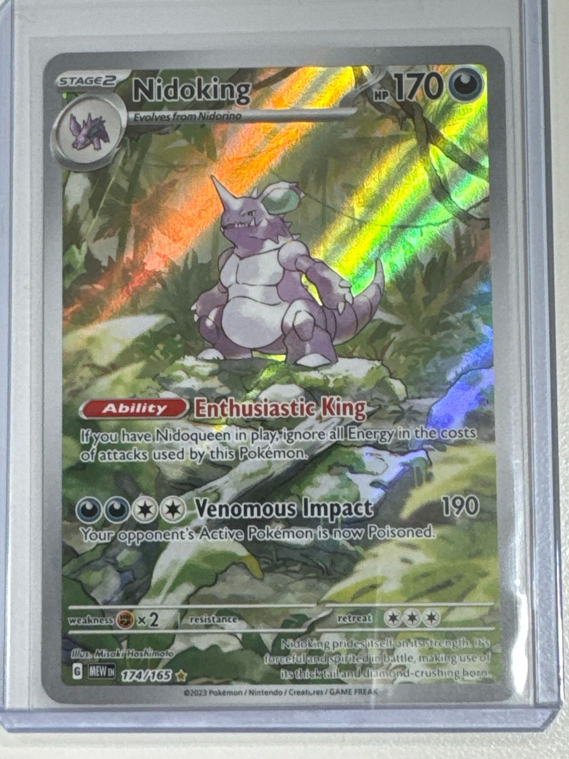 Pokemon TCG : Nidoking (MEW 174)