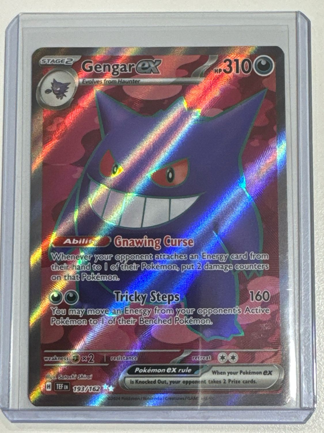 Pokemon TCG : Gengar ex (TEF 193)