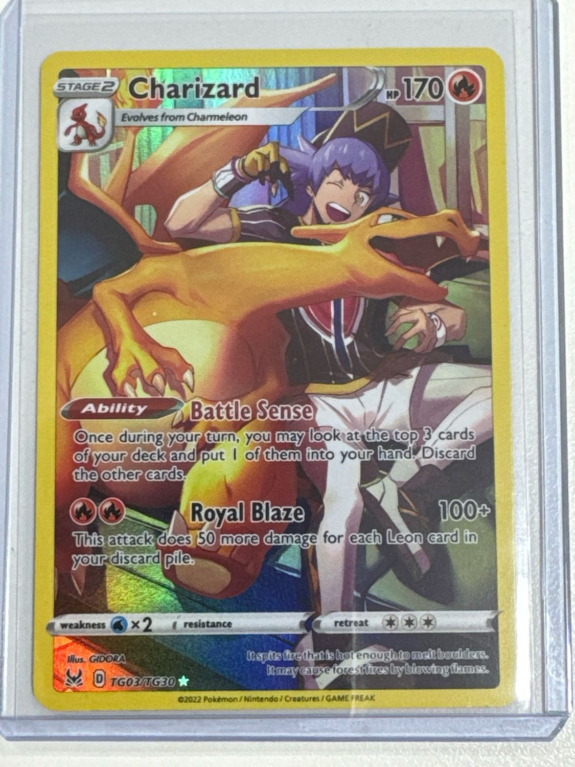 Pokemon TCG : Charizard (LOR TG03)