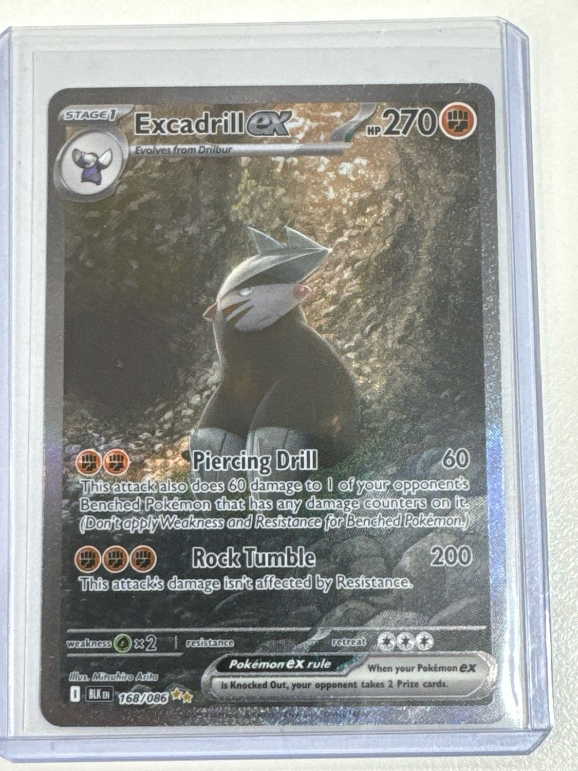 Pokemon TCG : Excadrill ex (BLK 168)