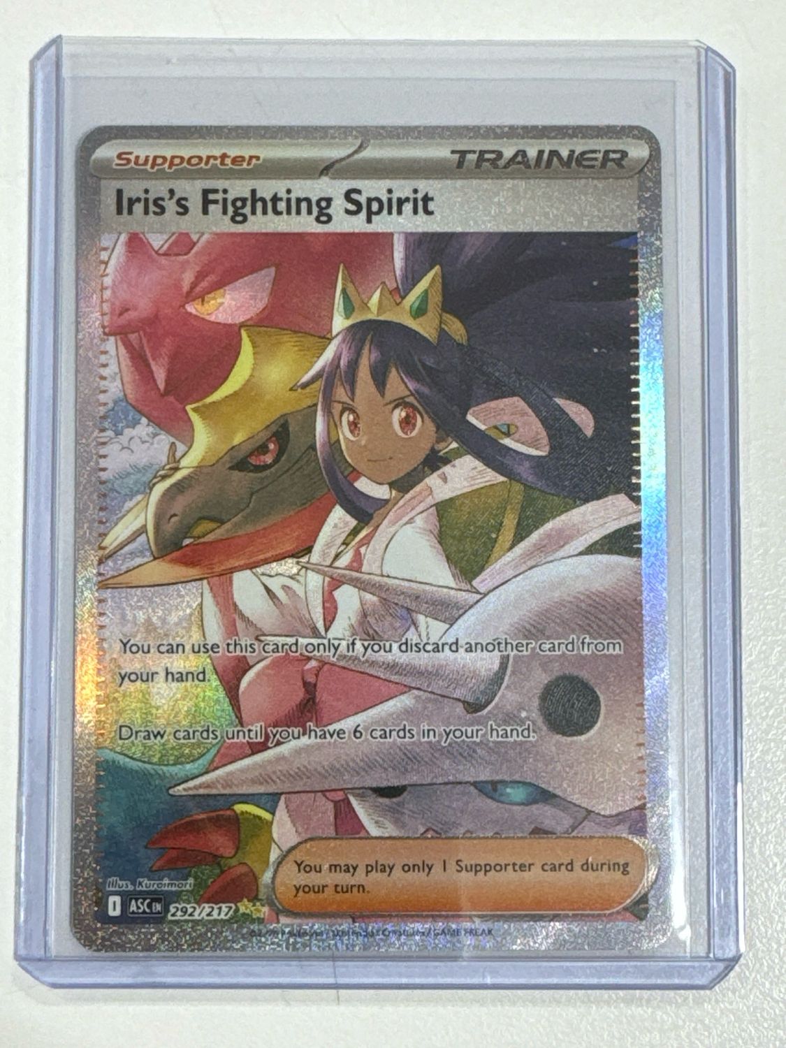 Pokemon TCG : Iris's Fighting Spirit (ASC 292)
