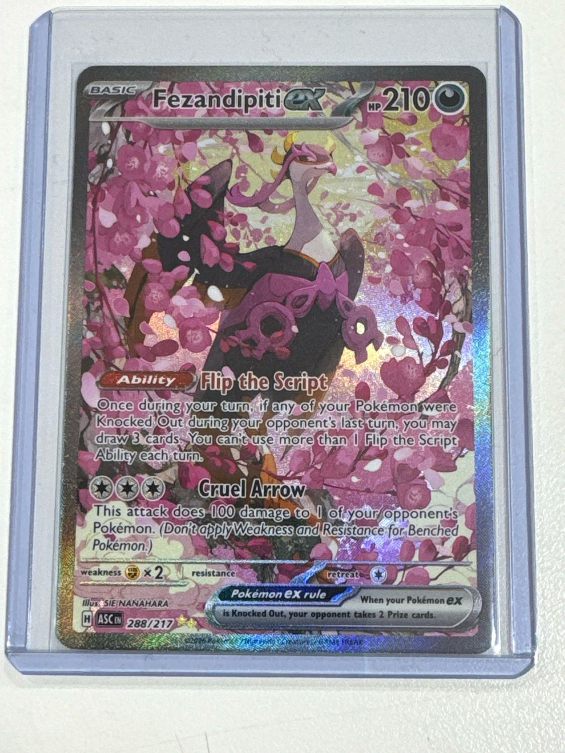 Pokemon TCG : Fezandipiti ex (ASC 288)