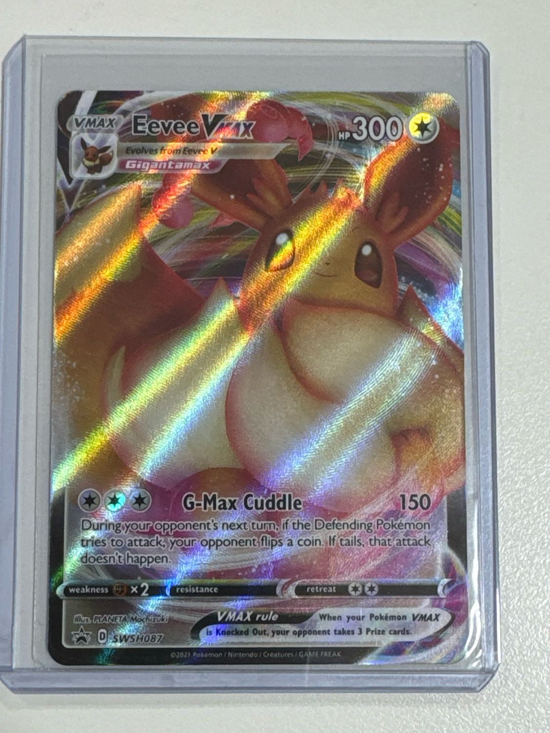 Pokemon TCG : Eevee VMAX (SWSH 087)