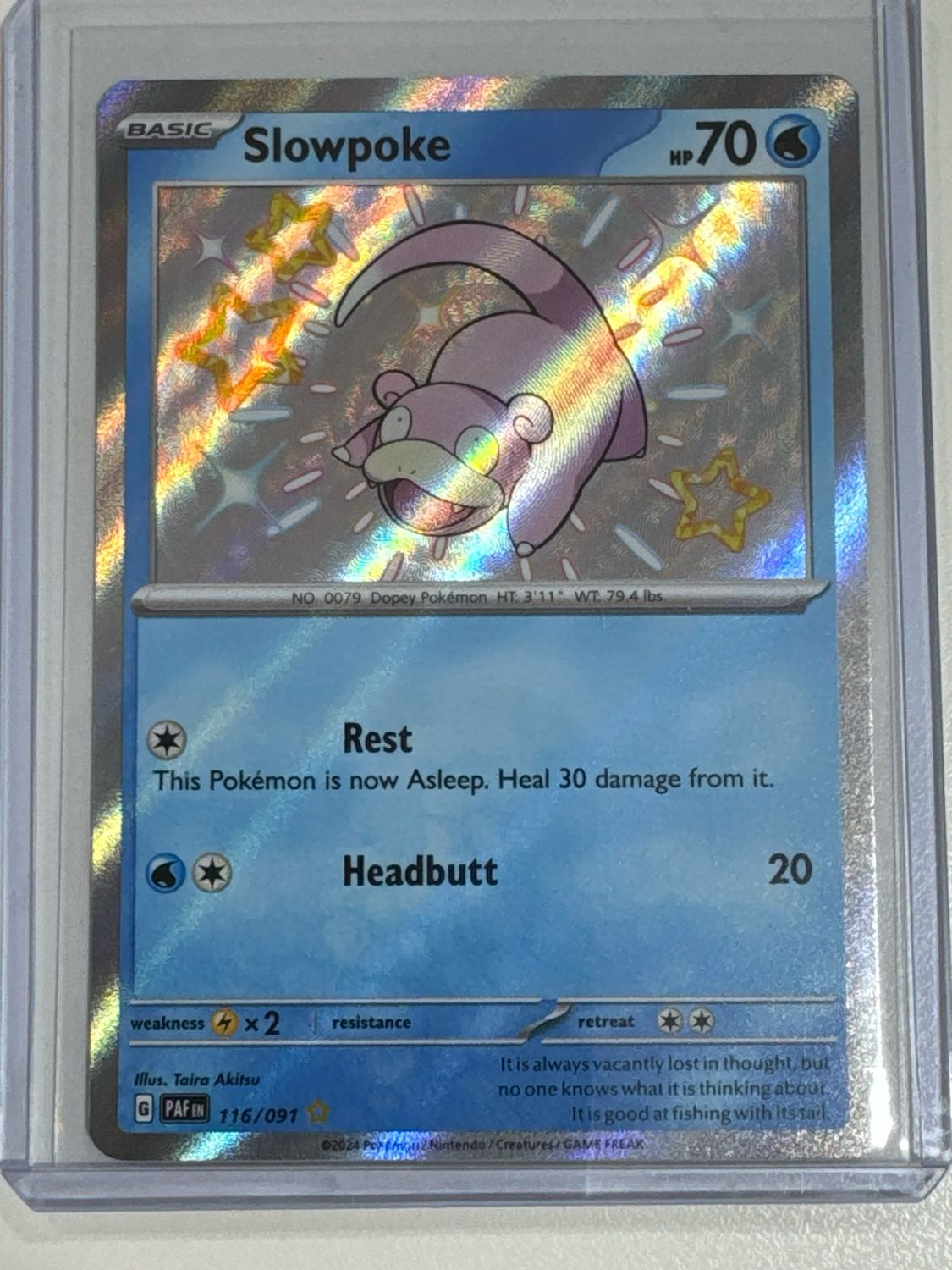 Pokemon TCG : Slowpoke (PAF 116)