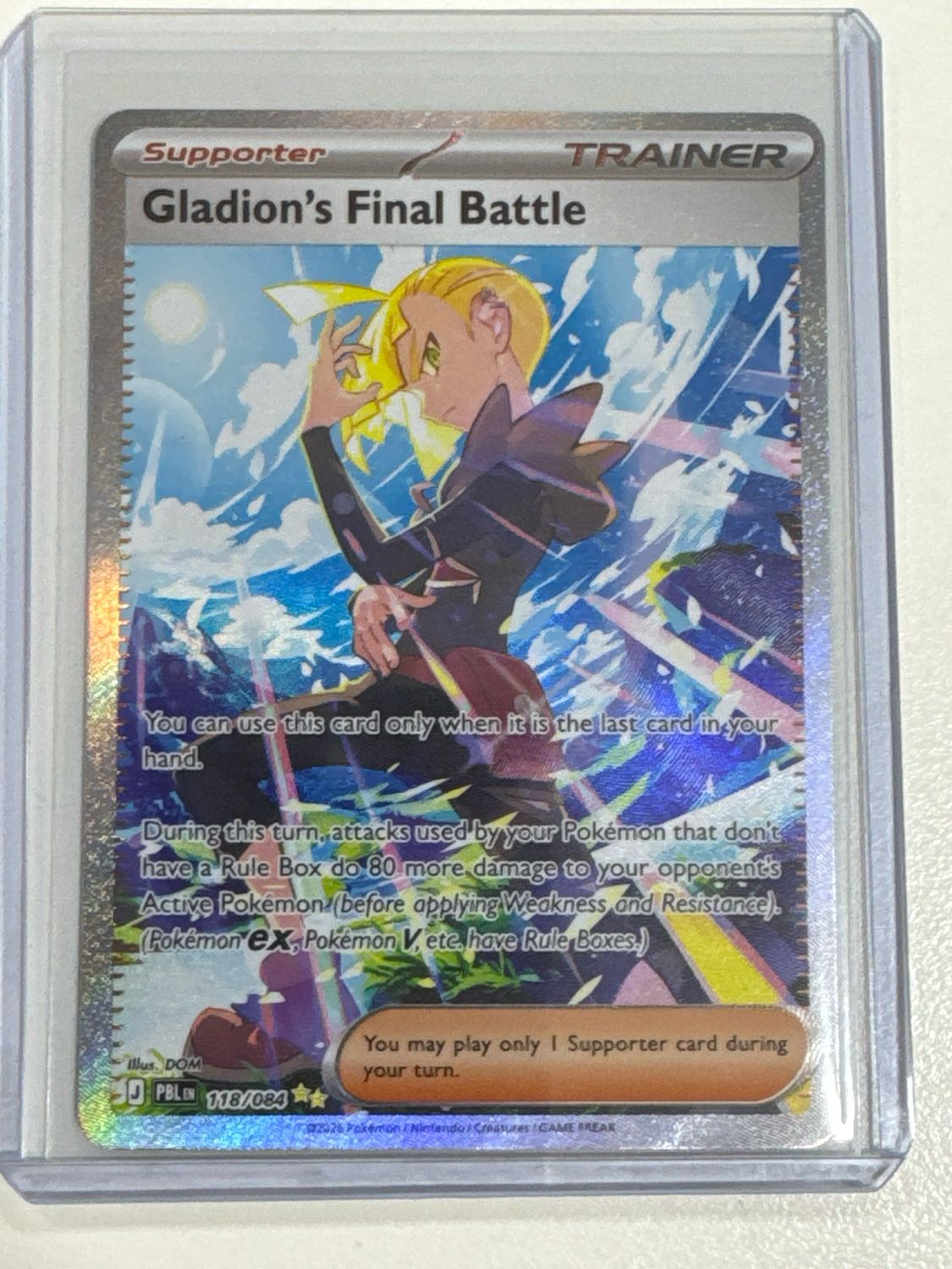 Pokemon TCG : Gladion's Final Battle (PBL 118)