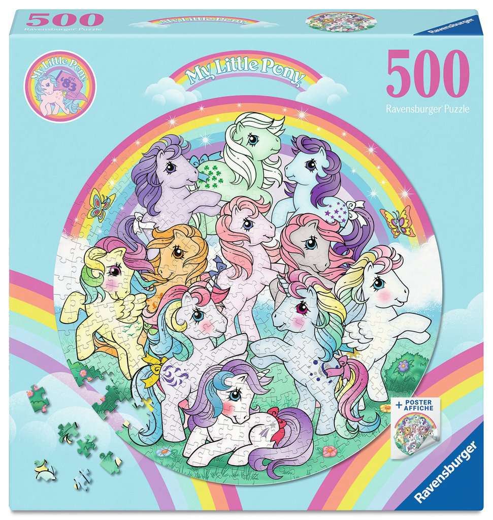 Ronde puzzel My Little Pony- 500 stukjes