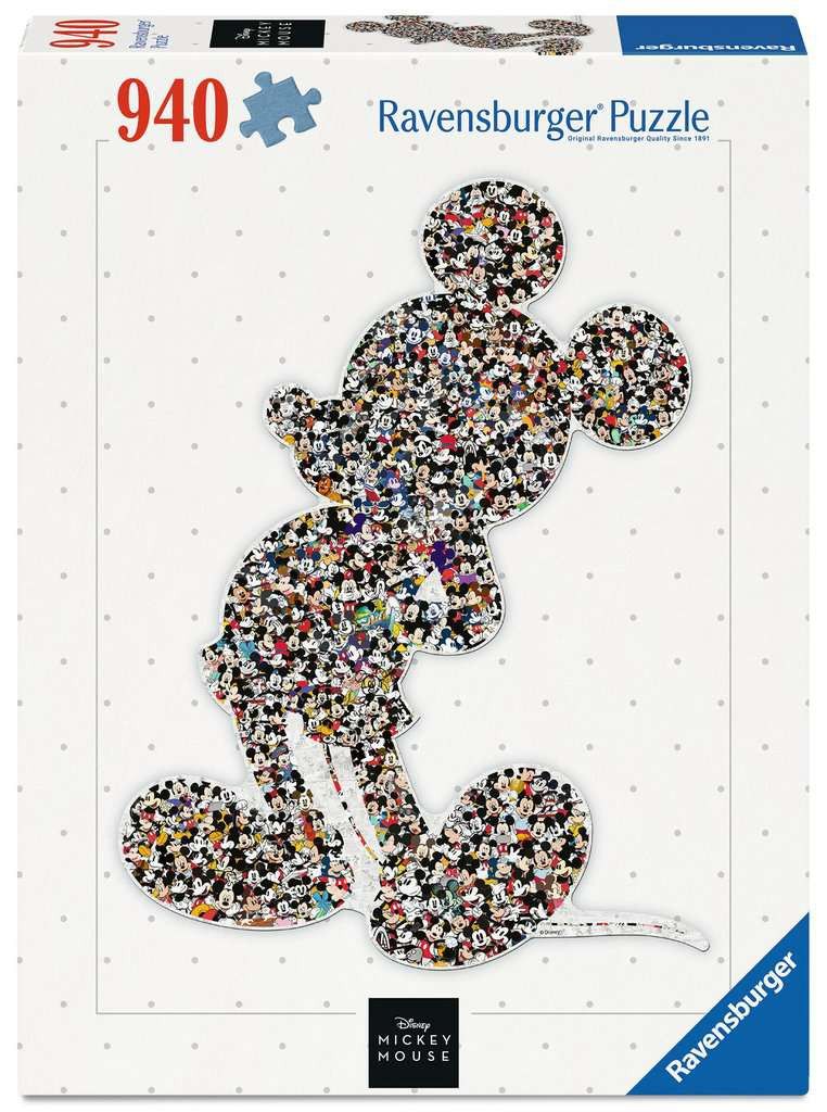Puzzel 940 stukken - Mickey Mouse - Mickey in vorm