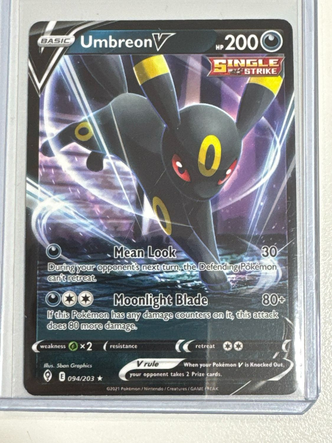 Pokemon TCG : Umbreon V (EVS 094)