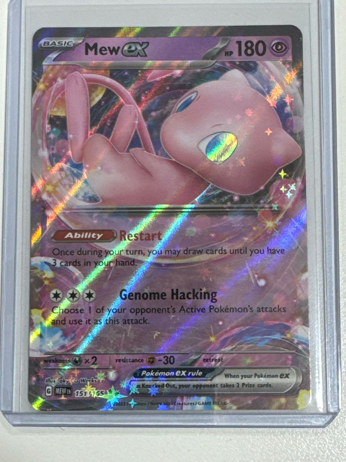 Pokemon TCG : Mew ex (MEW 151)