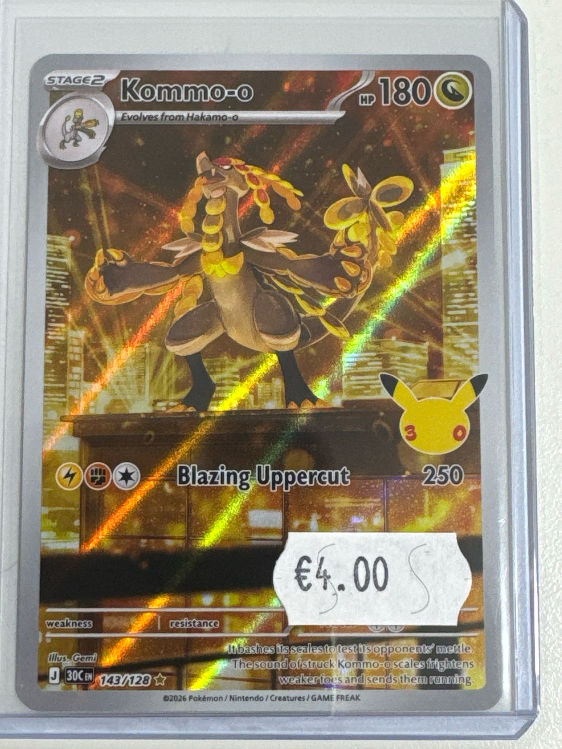 Pokemon TCG : Kommo-o (30C 143)