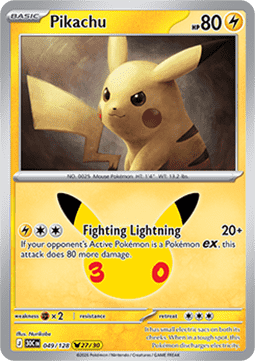 Pokemon TCG : Pikachu (30C 049)