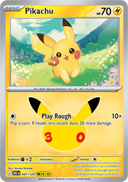 Pokemon TCG : Pikachu (30C 047)