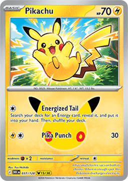 Pokemon TCG : Pikachu (30C 037)
