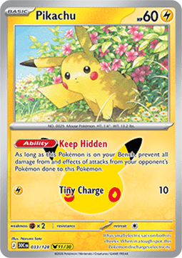 Pokemon TCG : Pikachu (30C 033)