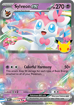 Pokemon TCG : Sylveon ex (30C 071)